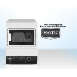 Maytag Dryer Gas 10,5Kg Pintu Kaca - Panel Bawah (setara dengan merk lain kapasitas 15kg)